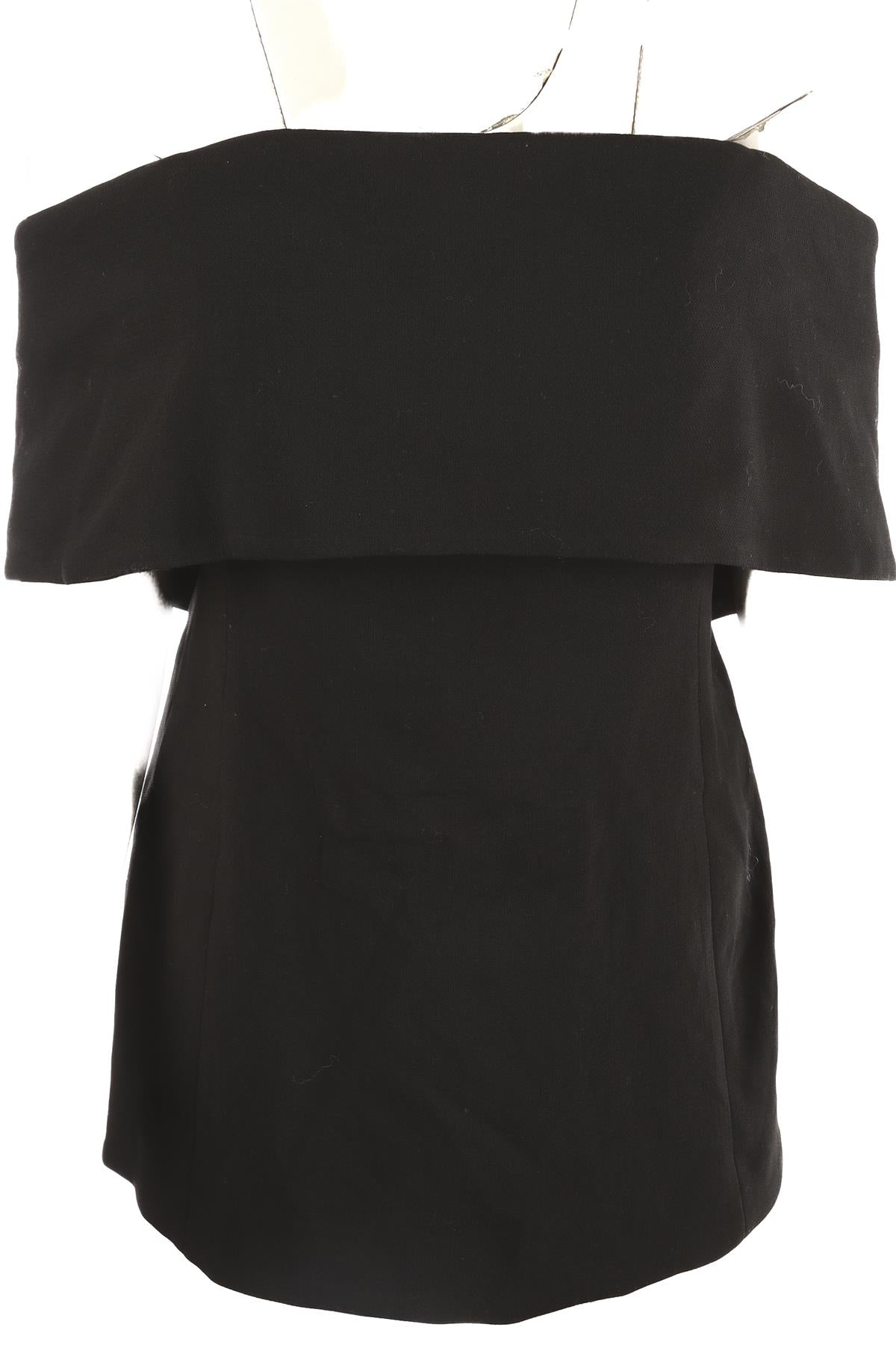 TOTEME BLACK CREPE TOP EU 38 UK 10