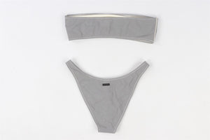 TRIANGLE GREY BIKINI MEDIUM
