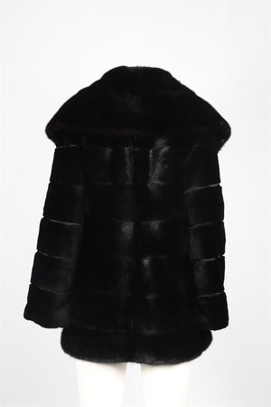 MANZARI BELLA FURS MINK AND RABBIT FUR COAT