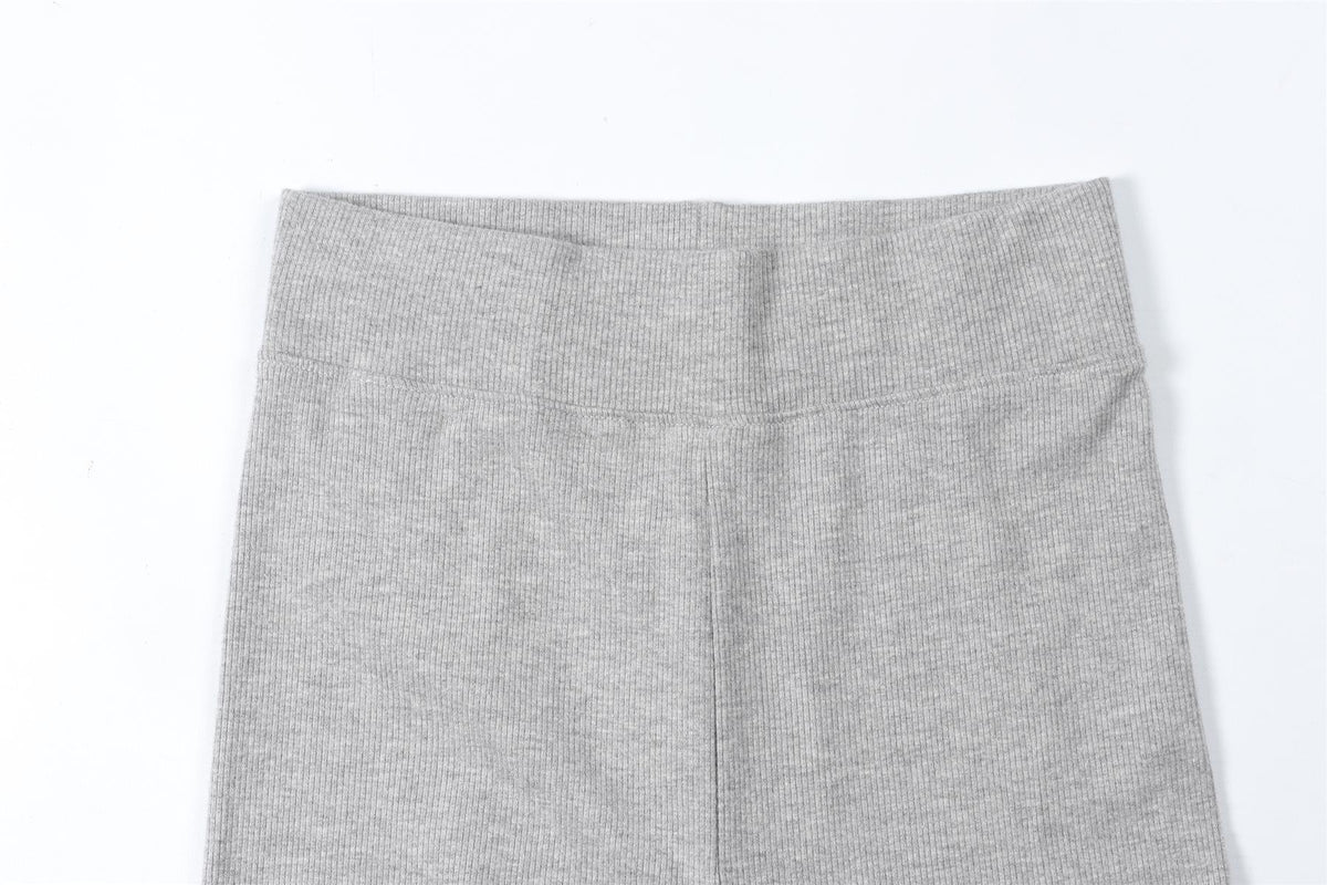 ETERNE GREY COTTON LEGGINGS XSMALL