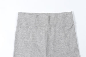 ETERNE GREY COTTON LEGGINGS XSMALL