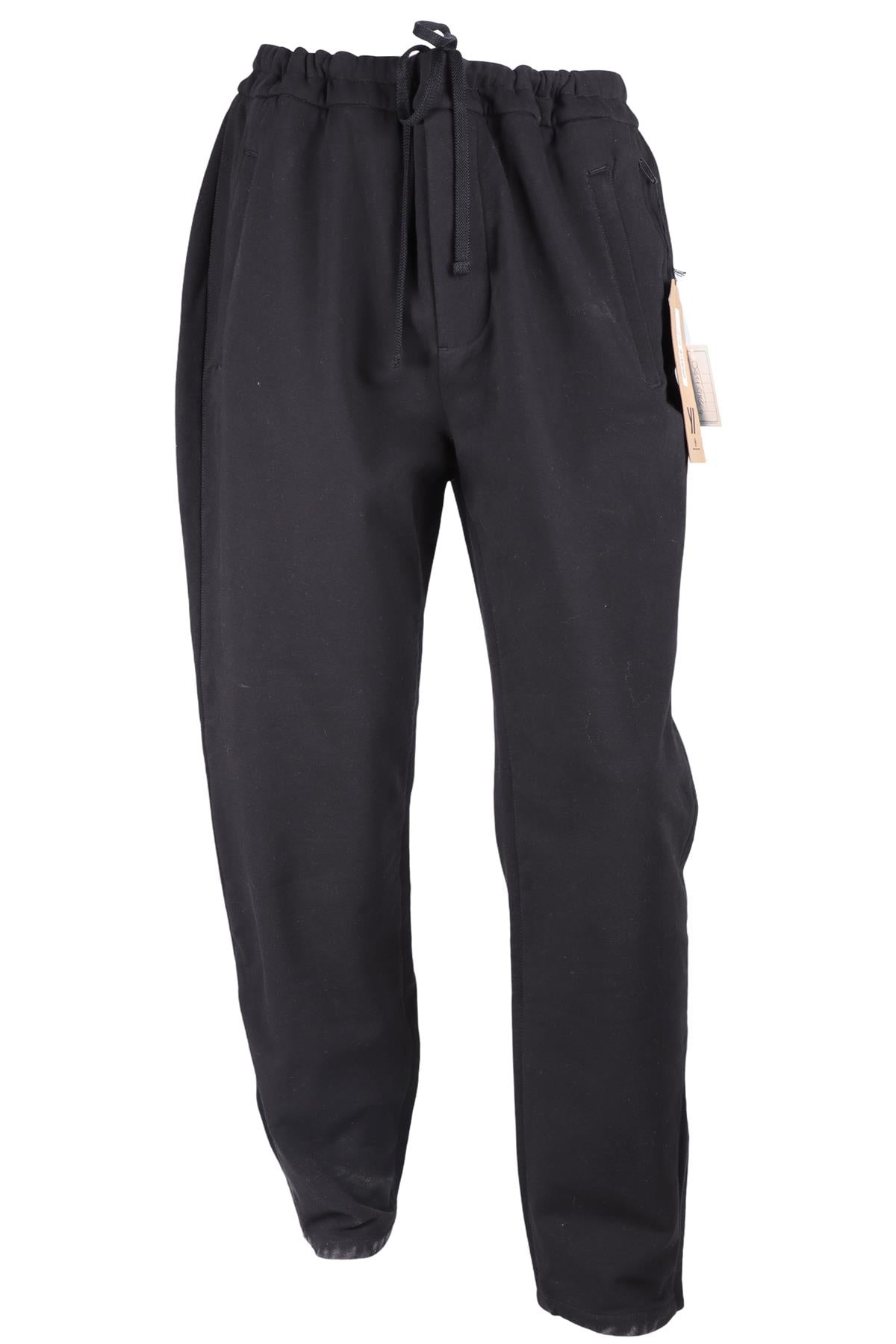 JAMES PERSE BLACK COTTON TRACK PANTS UK/US 38