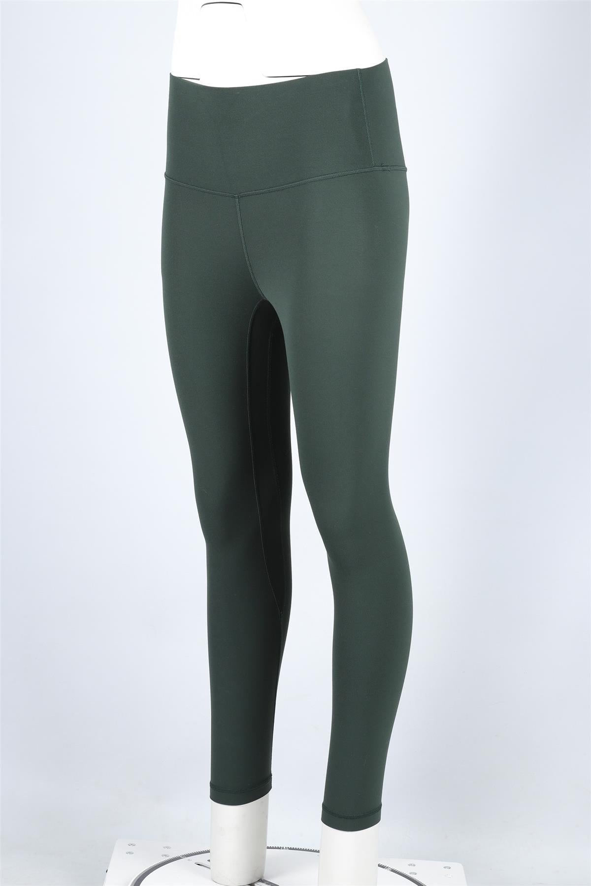 LULULEMON FOREST GREEN JERSEY LEGGINGS US 2 UK 6