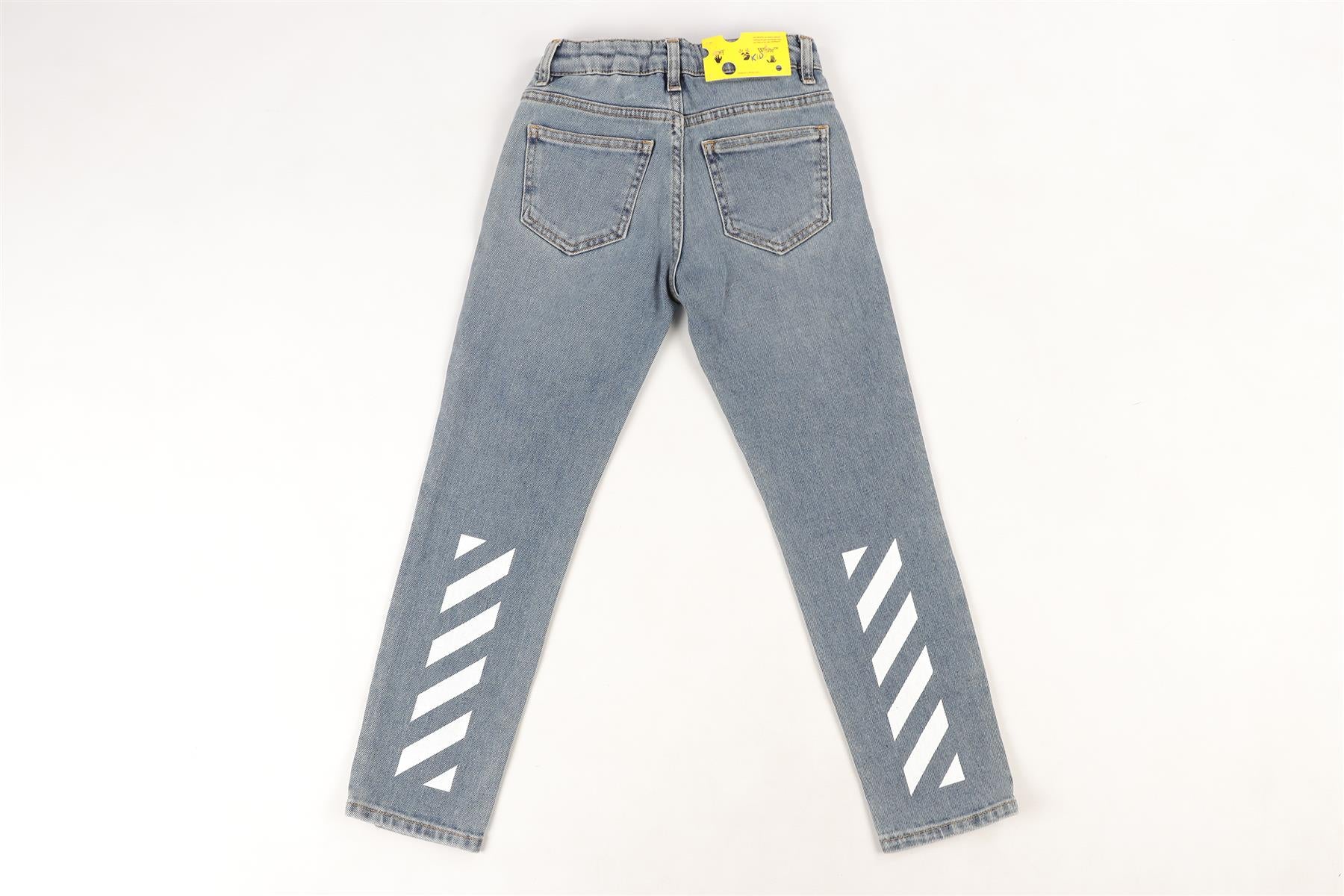 OFF-WHITE BLUE KIDS BOYS JEANS 8 YEARS