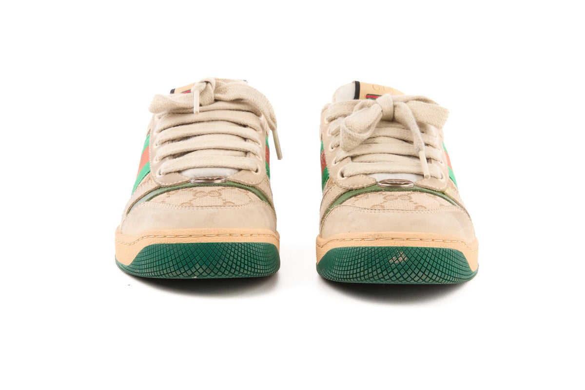 GUCCI ECRU KIDS BOYS SNEAKERS EU 34.5 UK 2.5 US 3.5