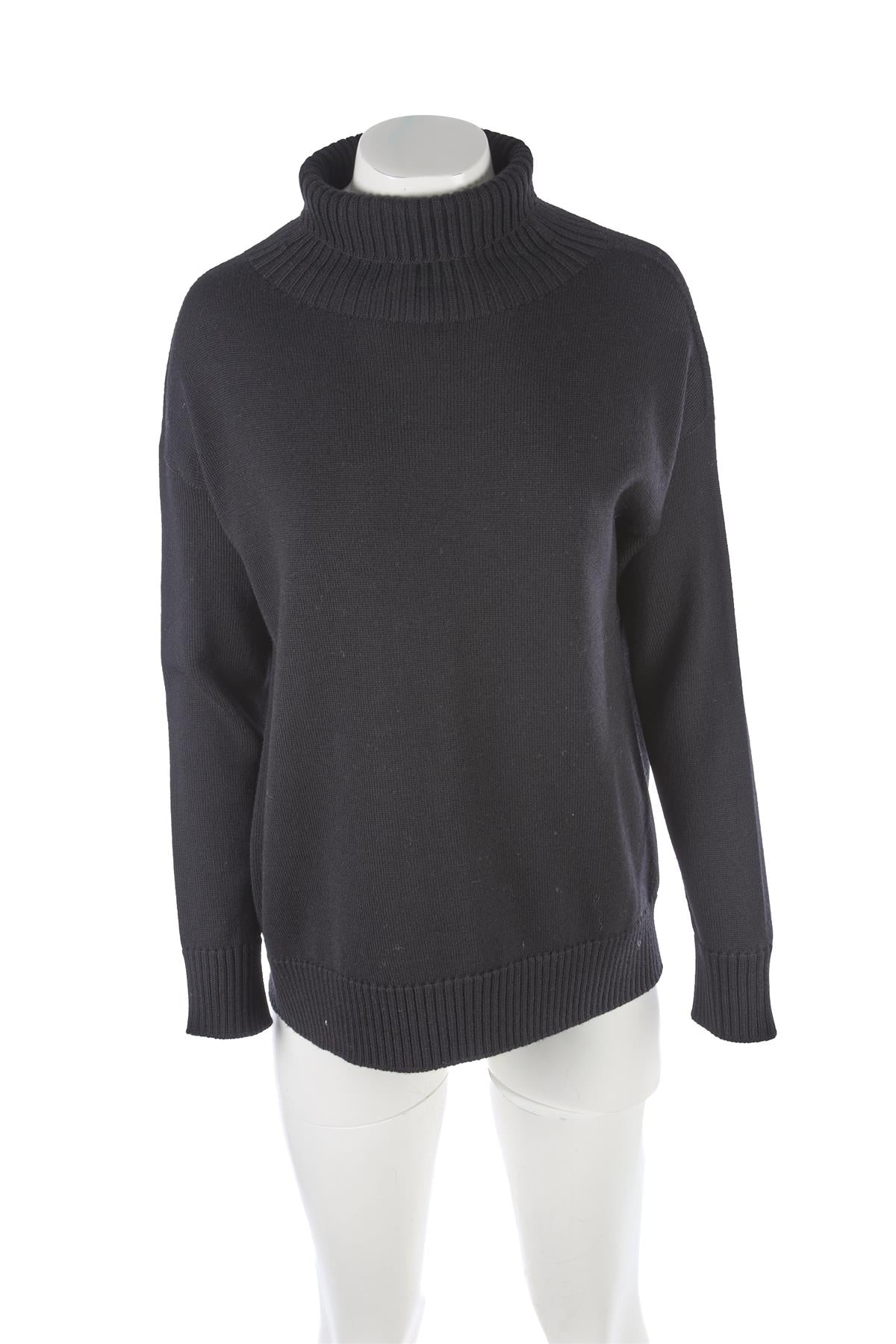 MAX MARA LEISURE BLACK WOOL JUMPER MEDIUM