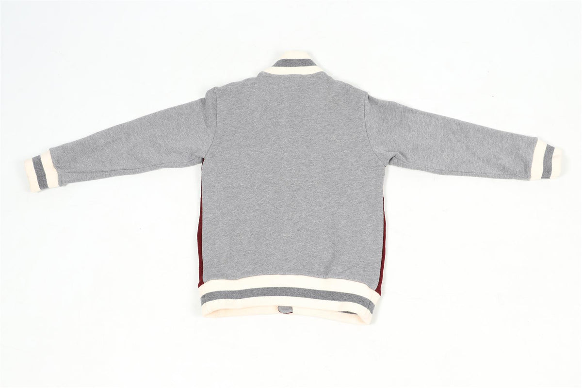 DOLCE & GABBANA RED, GREY AND CREAM KIDS BOYS WOOL BLEND JACKET 4 YEARS