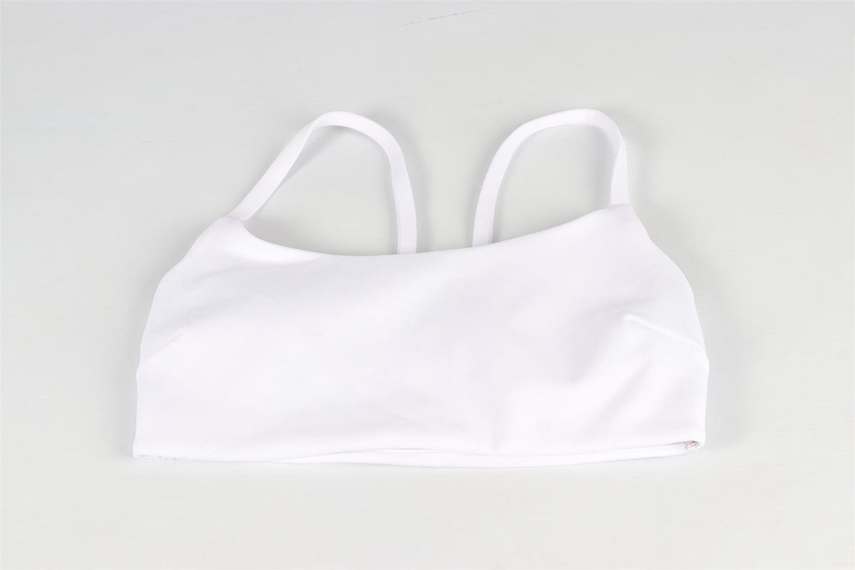 LULULEMON WHITE SPORTS BRA US 4 UK 8