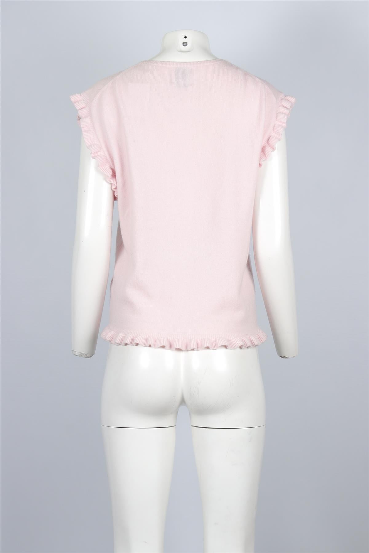 Allude Pink Cashmere Top XLARGE