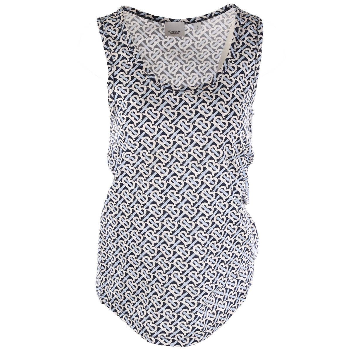 BURBERRY BLUE COTTON TOP SMALL