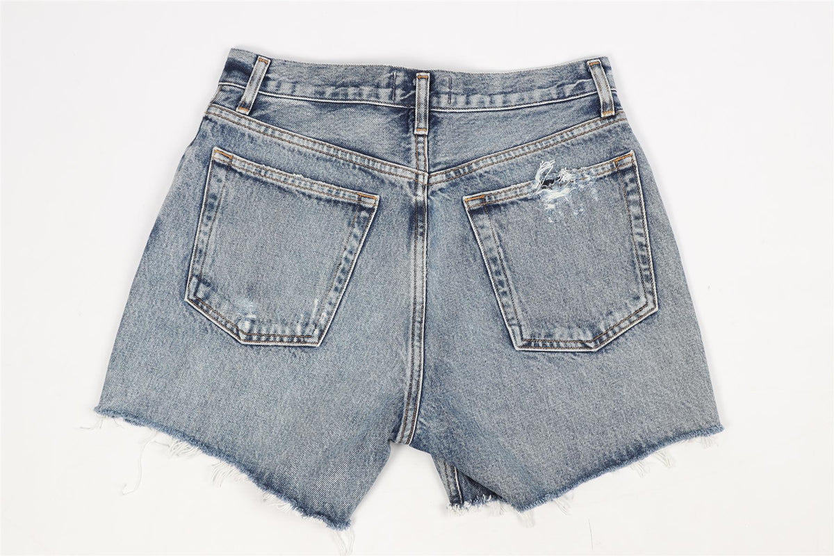 AGOLDE HIGH RISE DENIM SHORTS W27 UK 8-10