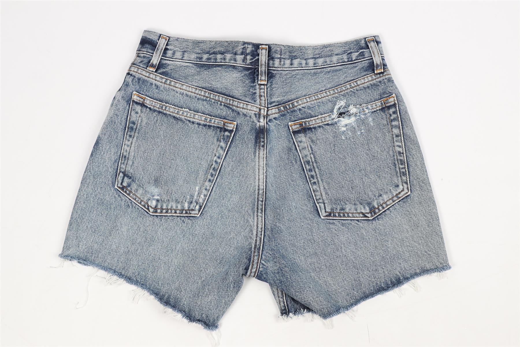 AGOLDE HIGH RISE DENIM SHORTS W27 UK 8-10