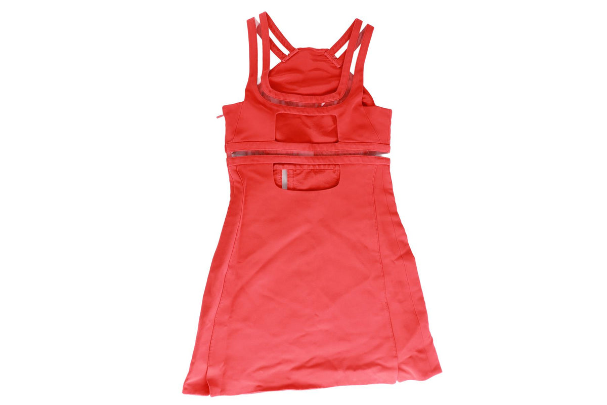 VERSACE RED SILK MINI DRESS IT 38 UK 6