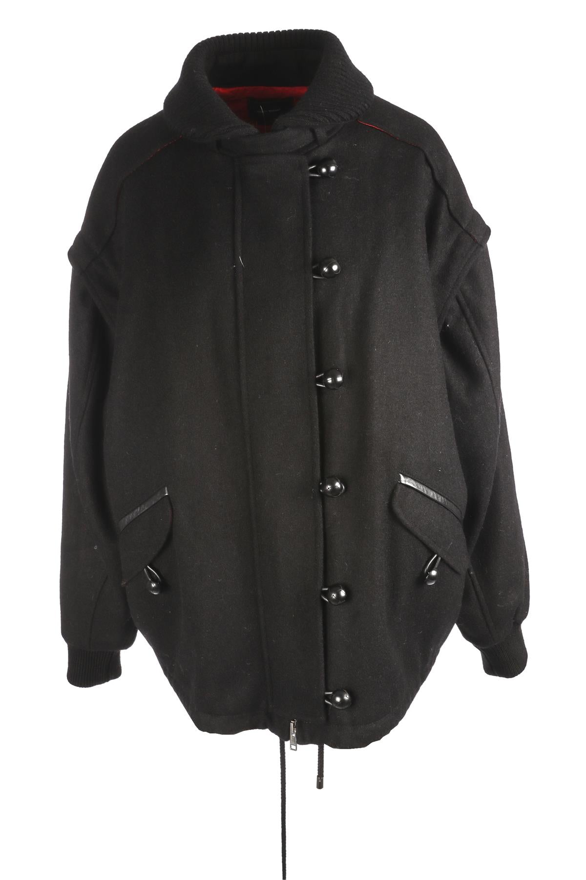 ISABEL MARANT BLACK WOOL JACKET FR 36 UK 8