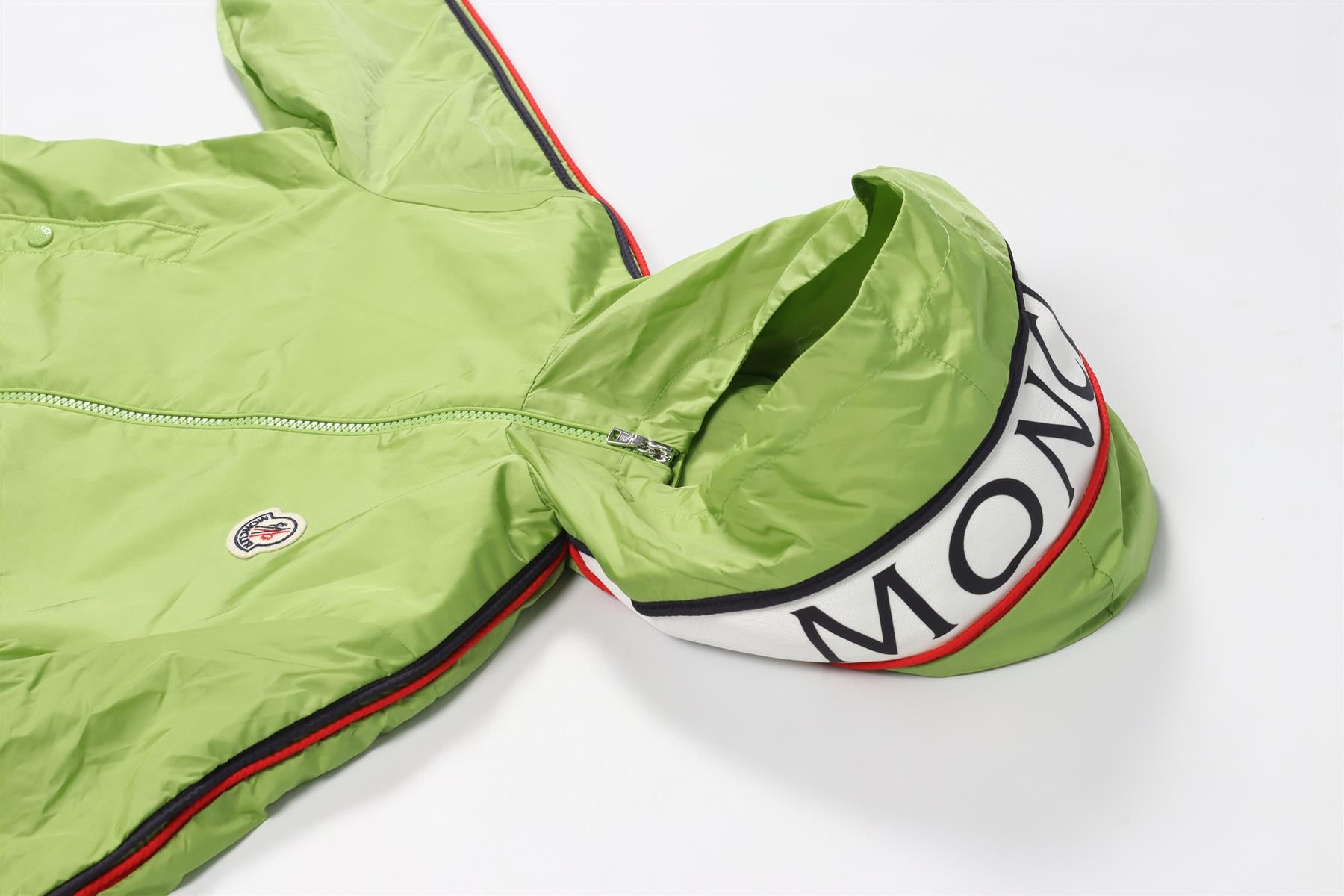 MONCLER GREEN KIDS BOYS SHELL JACKET 8 YEARS