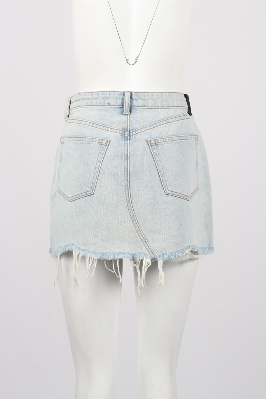 ALEXANDER WANG DENIM MINI SKIRT SMALL