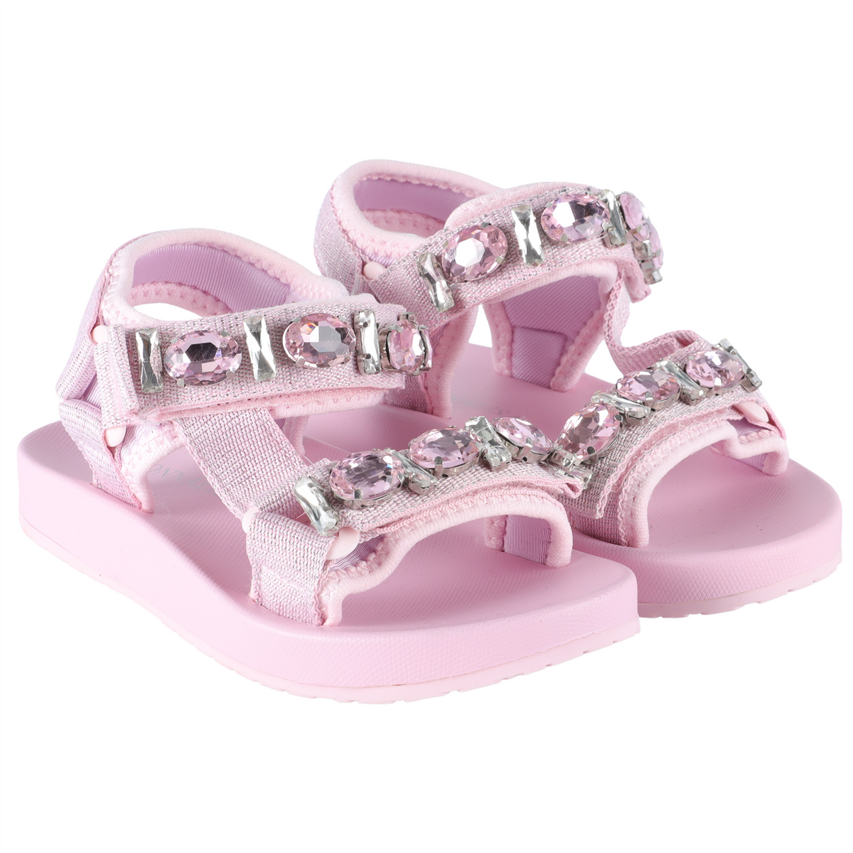 MONNALISA PINK KIDS GIRLS RUBBER SANDALS EU 28 UK 10 US 11