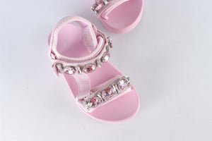 MONNALISA PINK KIDS GIRLS RUBBER SANDALS EU 28 UK 10 US 11
