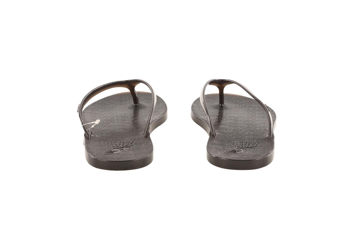 ANCIENT GREEK SANDALS BLACK RUBBER FLIP FLOPS EU 36 UK 3 US 6