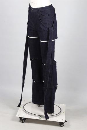 MONOT BLUE WIDE LEG JEANS IT 40 UK 8