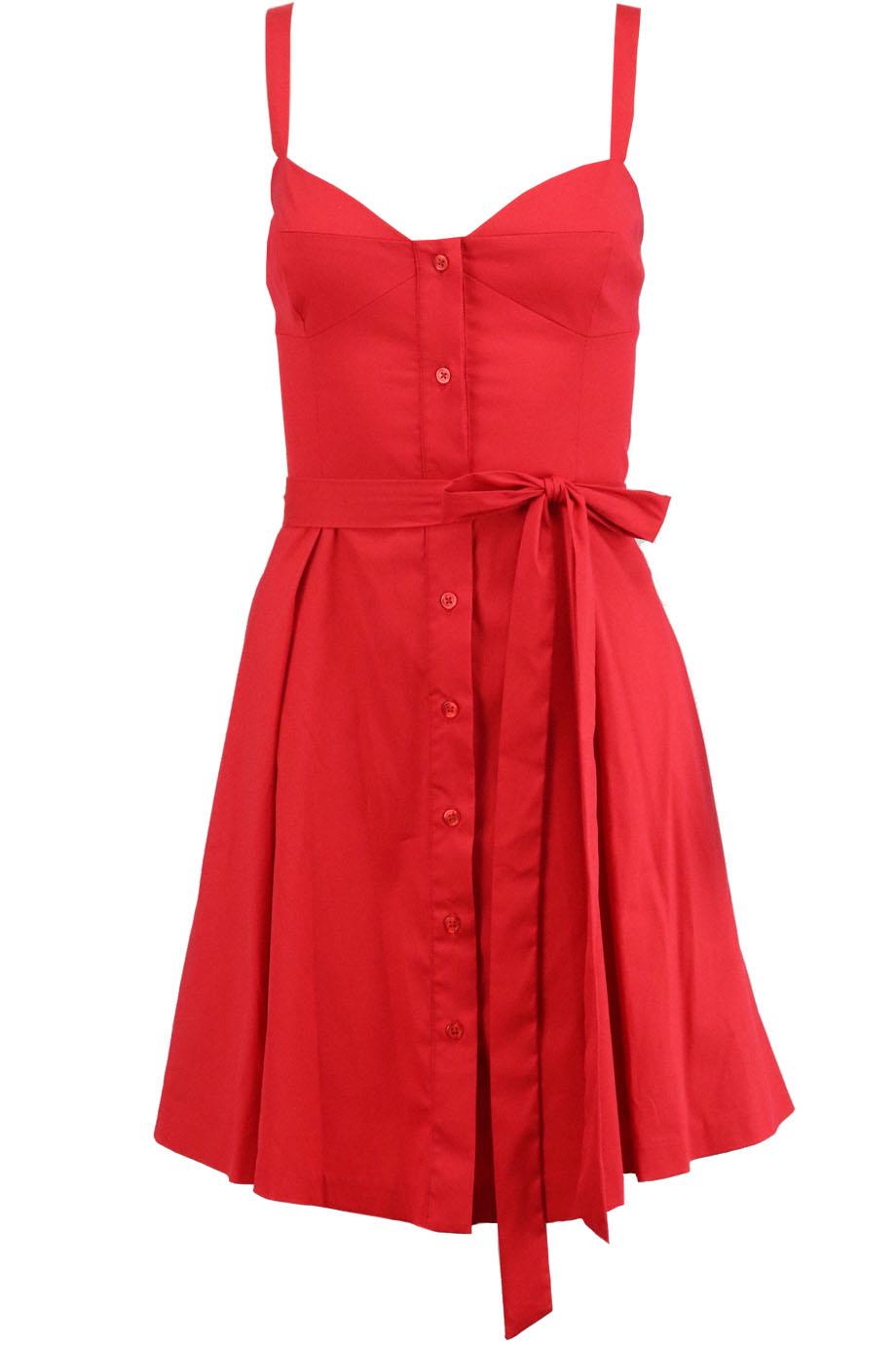 MILLY BELTED COTTON BLEND MINI DRESS US 10 UK 14