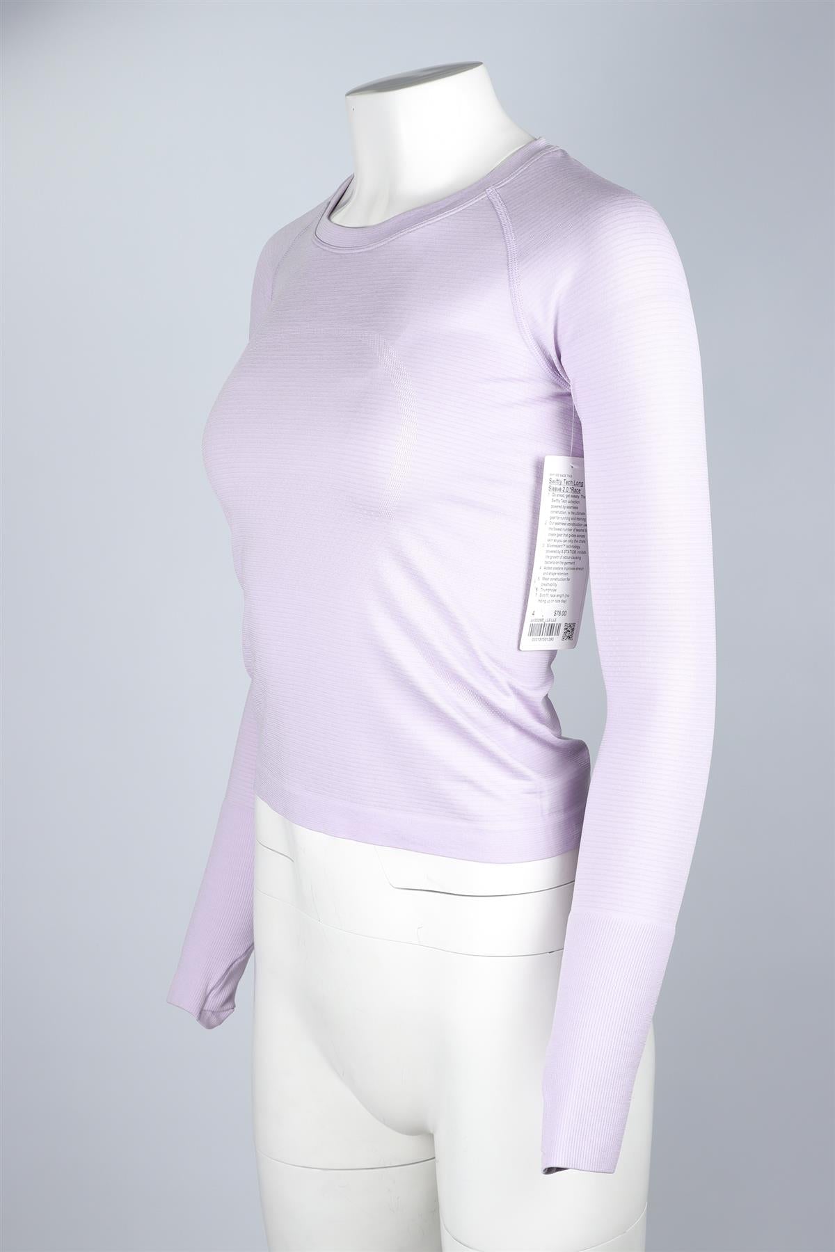 LULULEMON PURPLE JERSEY TOP US 4 UK 8