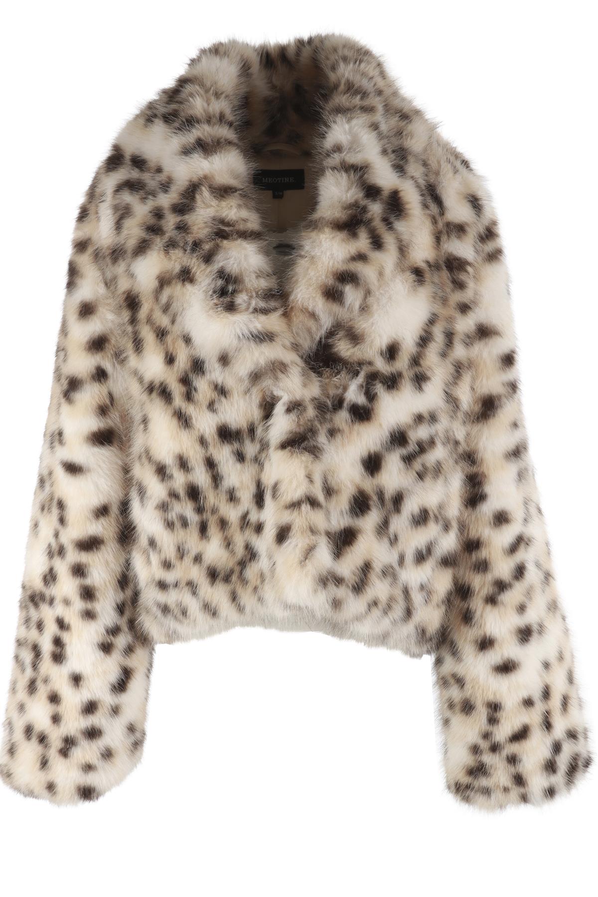 MEOTINE MULTI FAUX FUR JACKET SMALL/MEDIUM