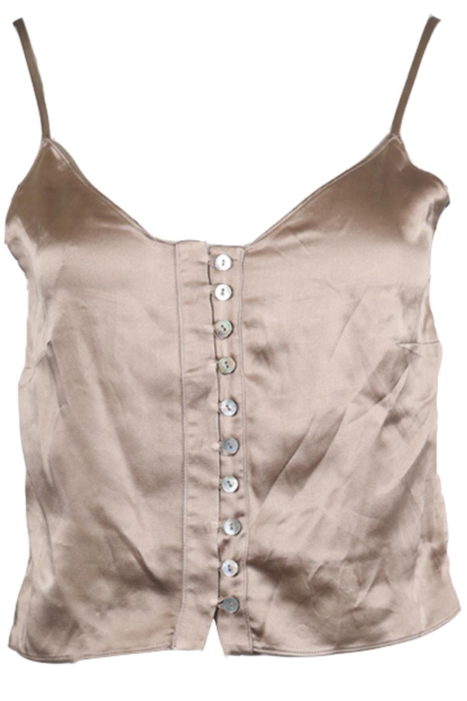 SABLYN SILK SATIN TOP XSMALL