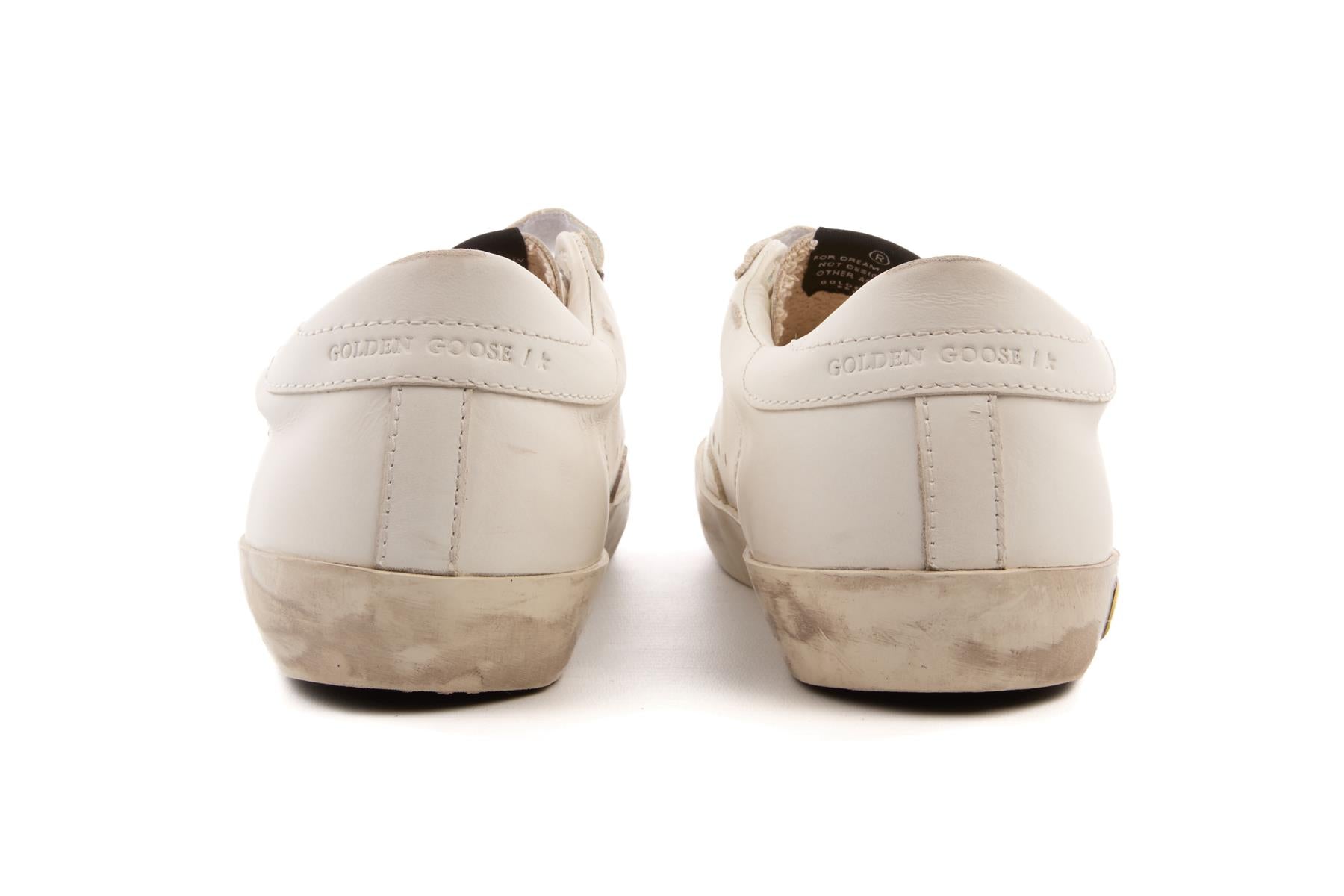 GOLDEN GOOSE DELUXE BRAND WHITE KIDS BOYS SNEAKERS EU 35 UK 2.5 US 3.5