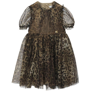 DOLCE AND GABBANA KIDS GIRLS TULLE DRESS 4 YEARS