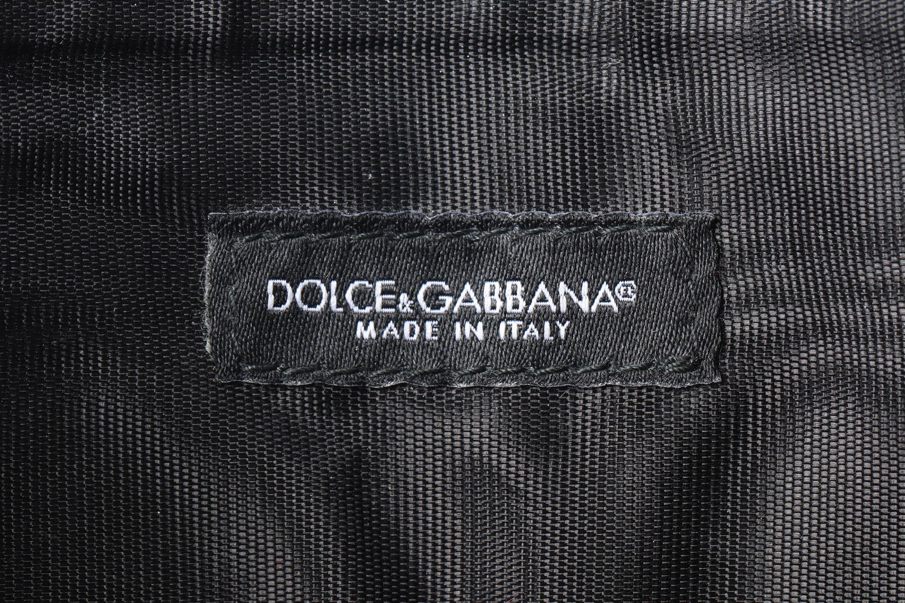 DOLCE & GABANNA BLACK LEATHER CLUTCH