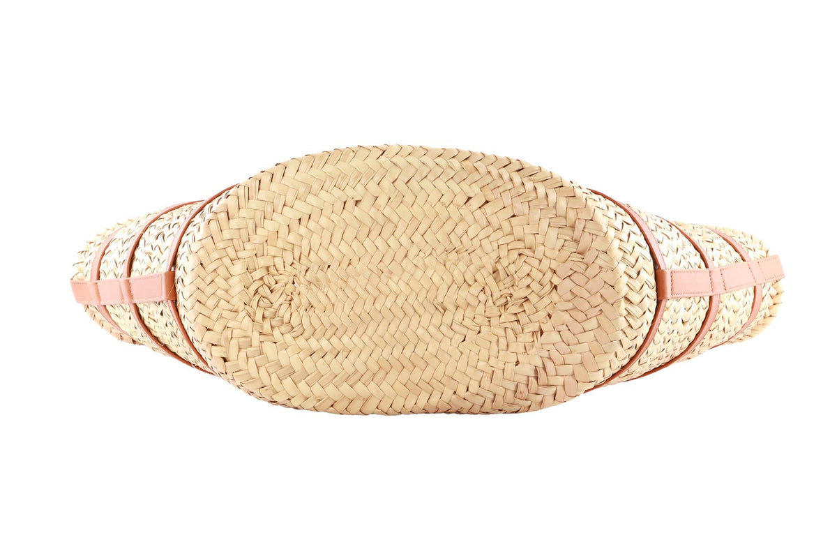 ALTUZARRA TAN WATERMILL LARGE RAFFIA TOTE BAG