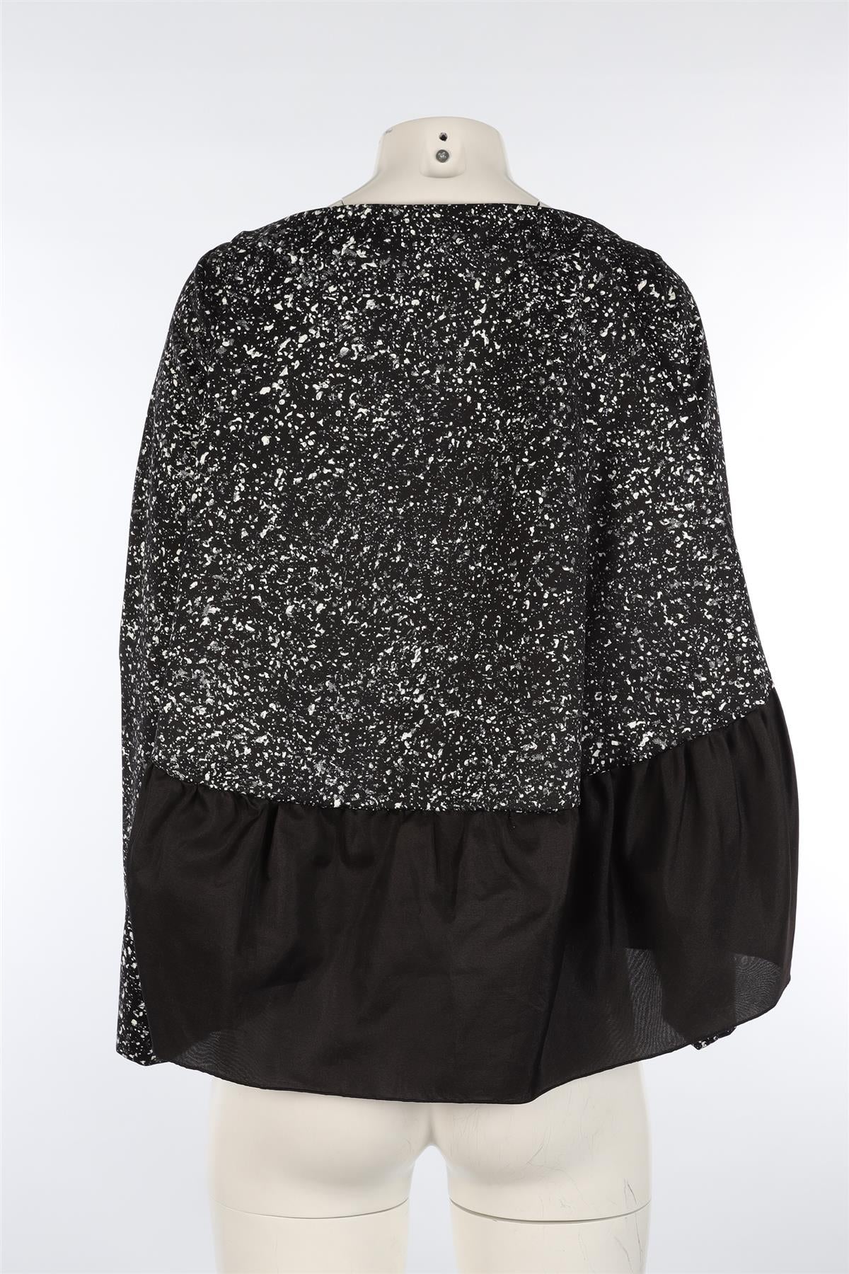 ANTONIO BERARDI BLACK WOOL TOP IT 40 UK 8