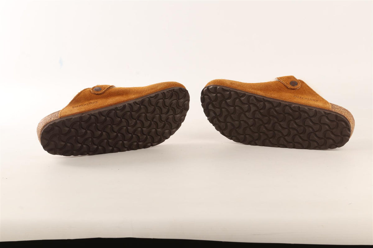 BIRKENSTOCK TAN SUEDE MULES EU 40 UK 7 US 10