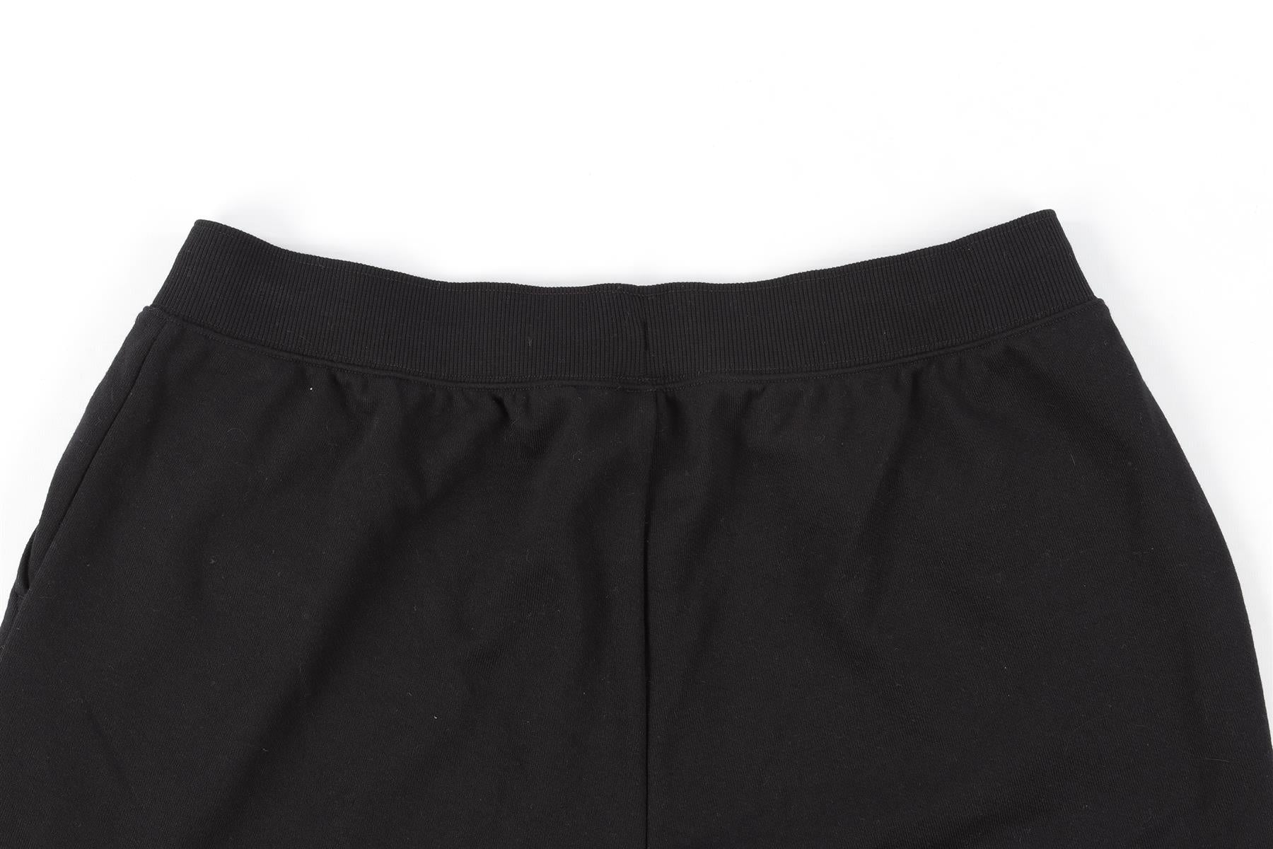 ALO YOGA BLACK COTTON SHORTS LARGE