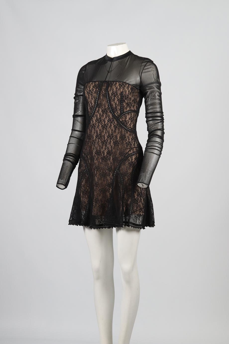 ALEXANDER WANG LACE MINI DRESS US 6 UK 10