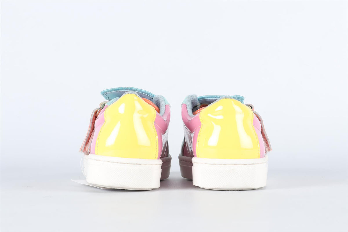 SOPHIA WEBSTER PINK KIDS GIRLS LEATHER SNEAKERS EU 26 UK 8.5 US 9.5
