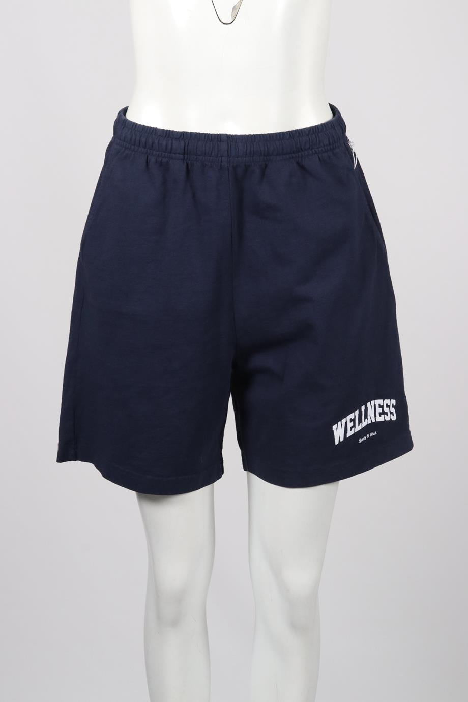 SPORTY AND RICH COTTON SHORTS MEDIUM