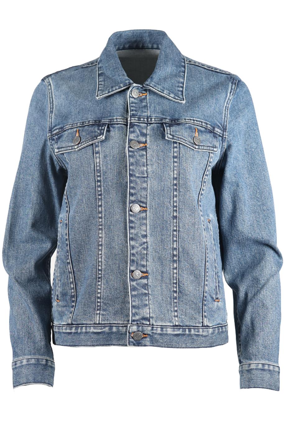 APC Denim Jacket, Women's Fashion, Coats, Jackets and Outerwear on Carousell