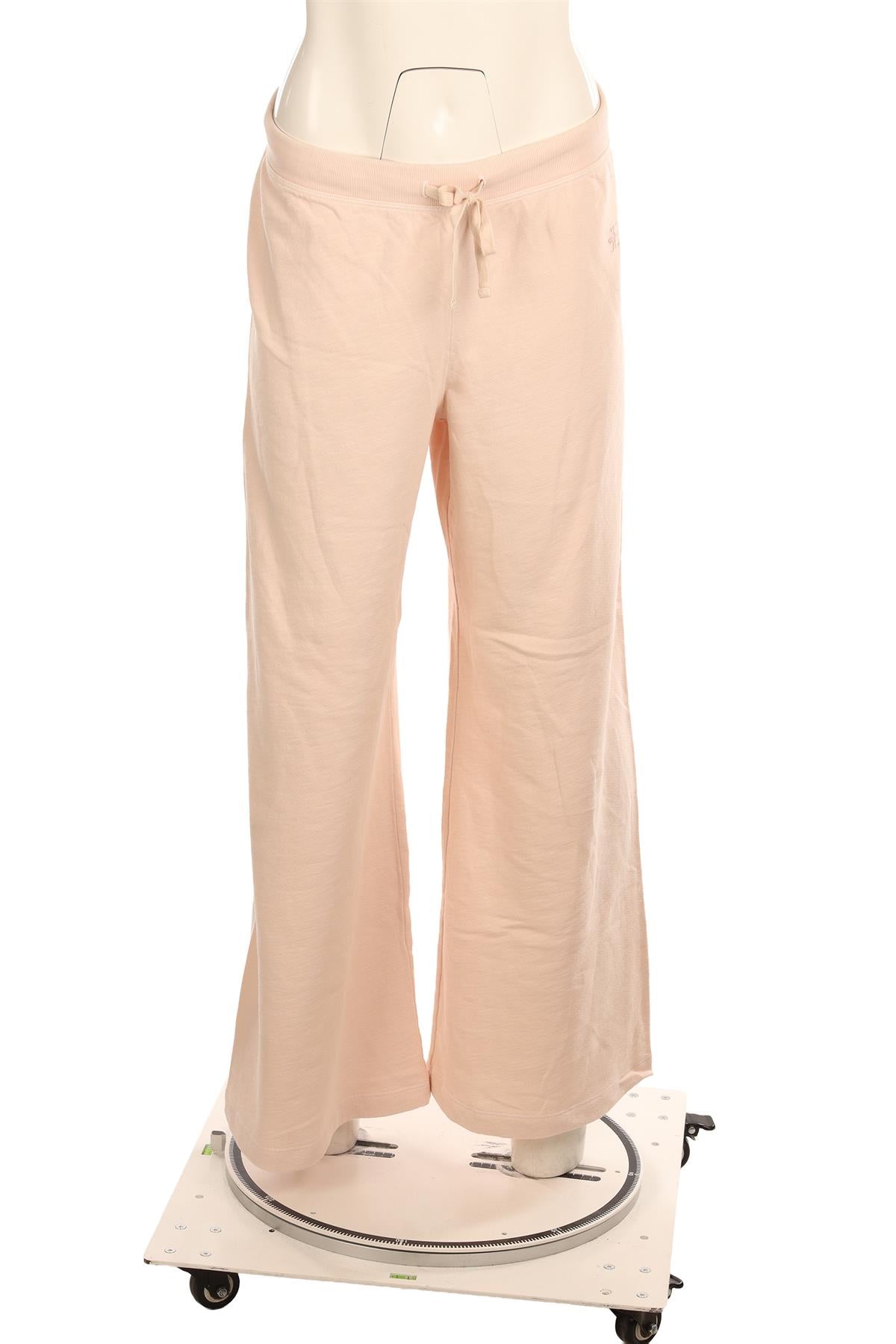 ETERNE PINK COTTON WIDE LEG PANTS SMALL