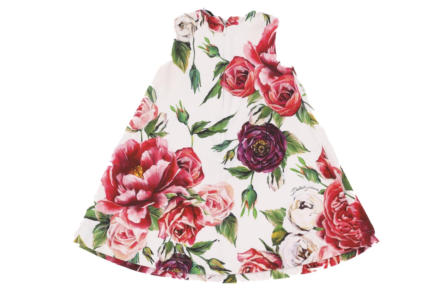 DOLCE & GABBANA PINK BABY GIRL DRESS AND BLOOMERS SET 12-18 MONTHS