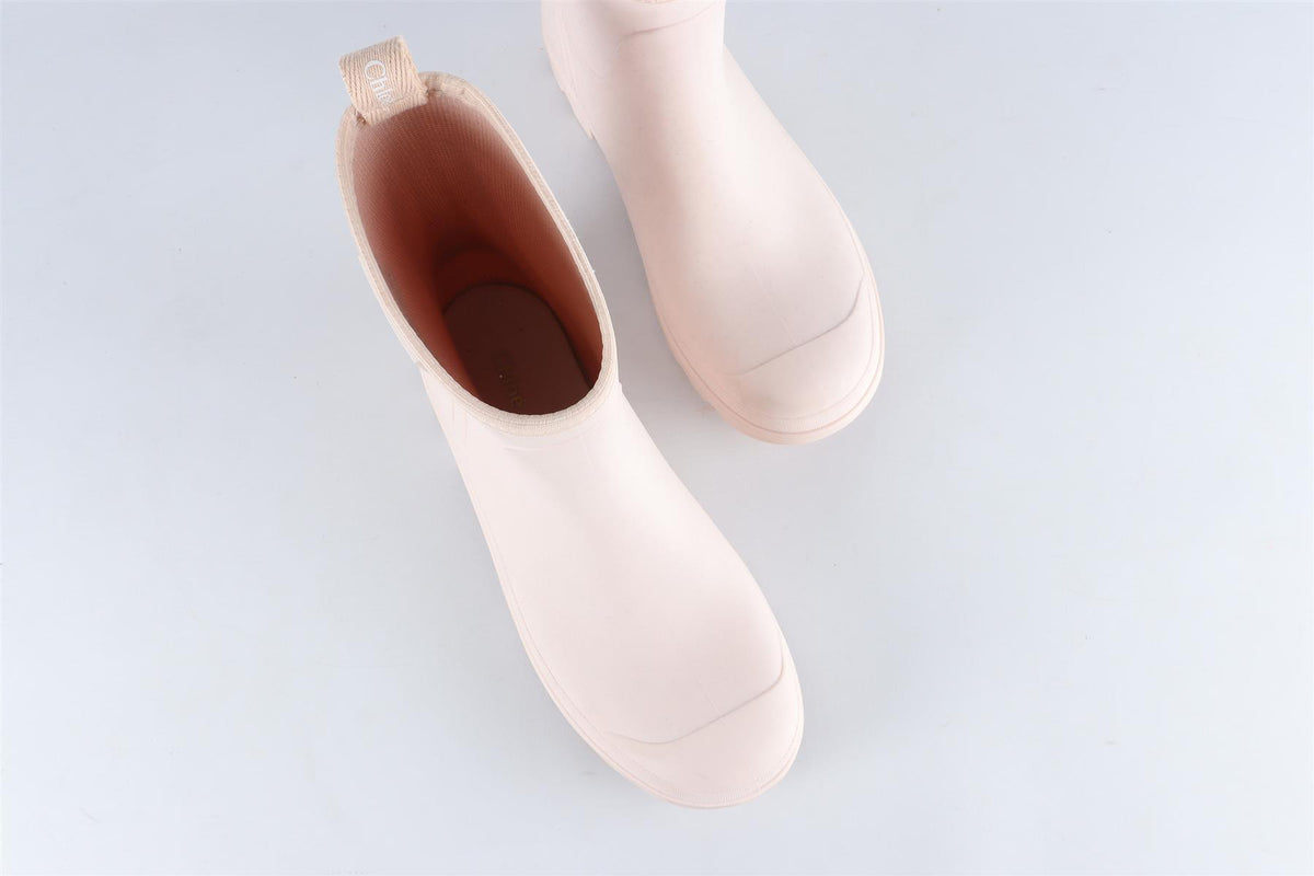 CHLOÉ PINK KIDS GIRLS WELLINGTON BOOTS EU 36 UK 3 US 4.5