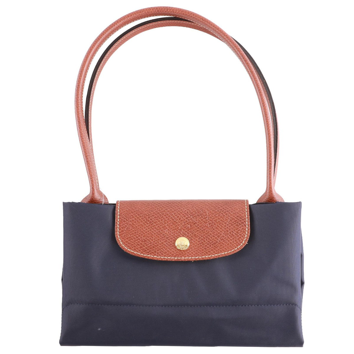 LONGCHAMP NAVY LE PLIAGE MEDIUM TOTE BAG