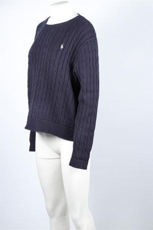 Polo Ralph Lauren Navy Cotton Sweater XXLARGE