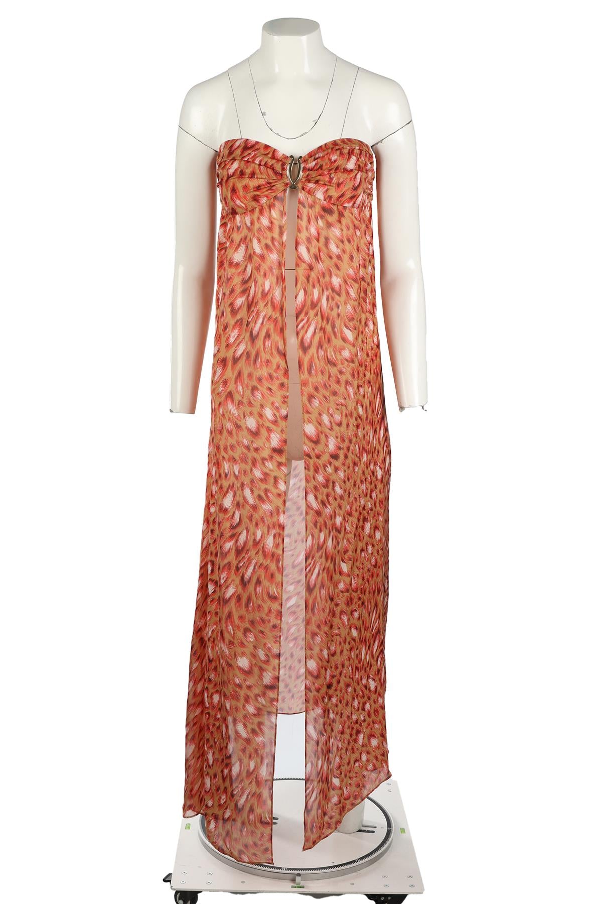 MELISSA ODABASH MULTI SILK KAFTAN SMALL
