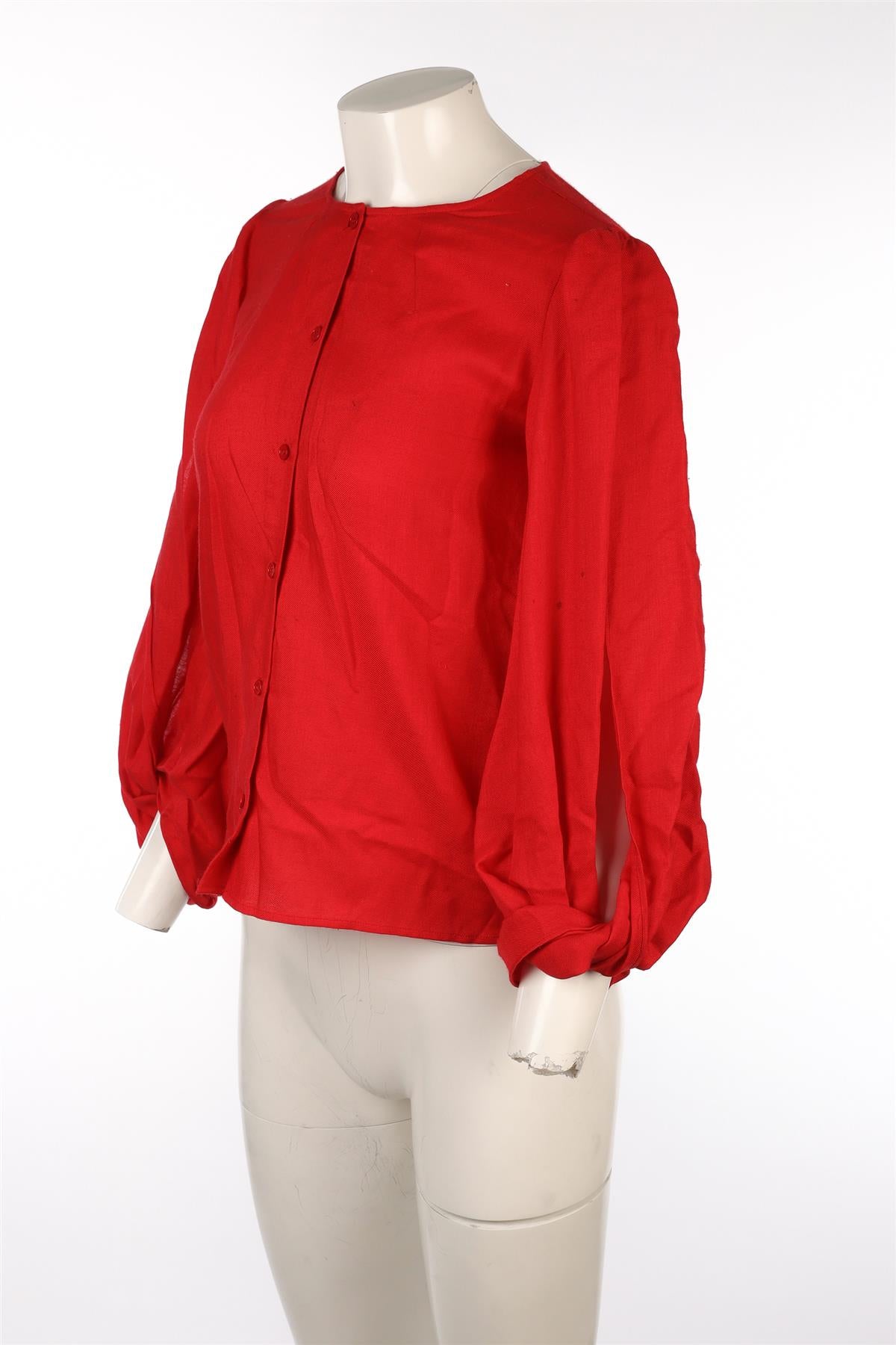 FENDI RED WOOL TOP IT 38 UK 6