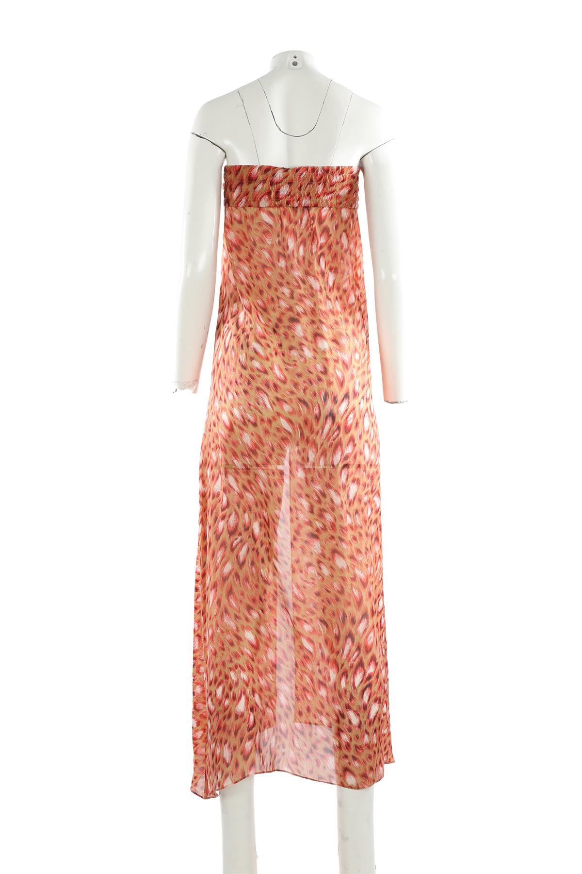 MELISSA ODABASH MULTI SILK KAFTAN SMALL