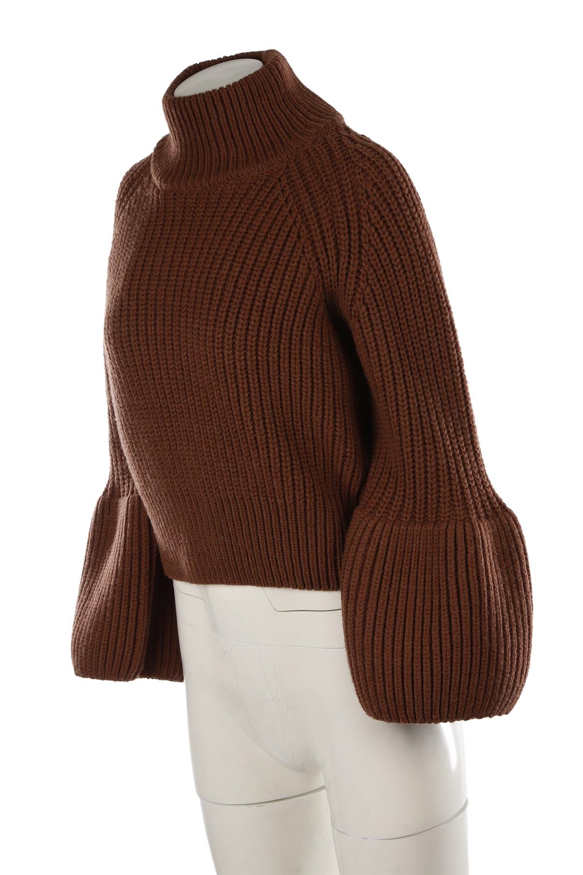 BROWN WOOL SWEATER