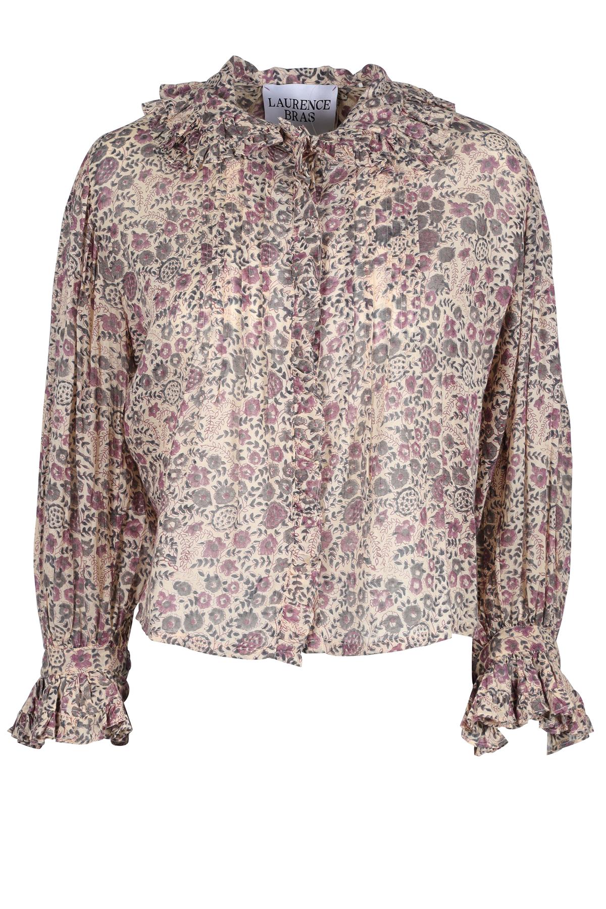 LAURENCE BRAS PURPLE COTTON TOP SMALL