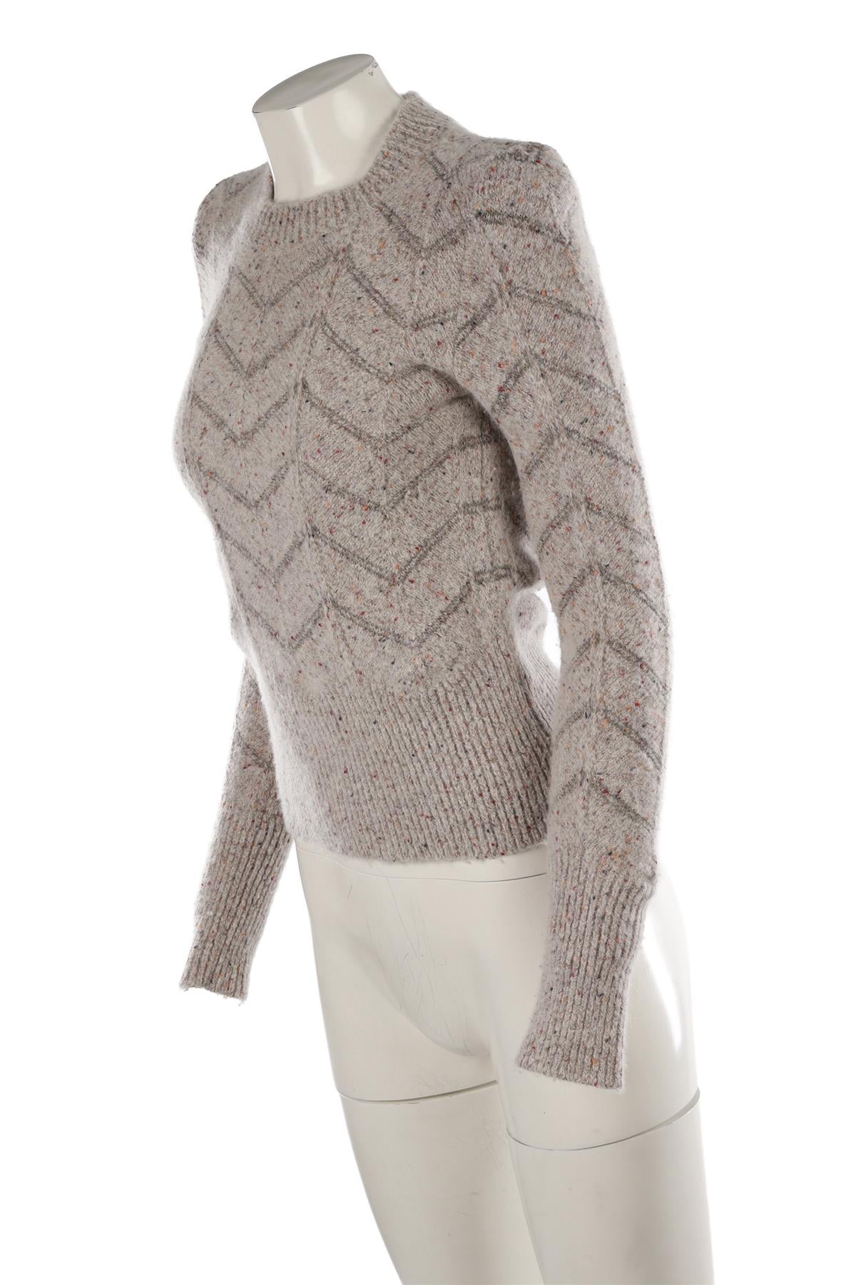 GREY ALPACA SWEATER